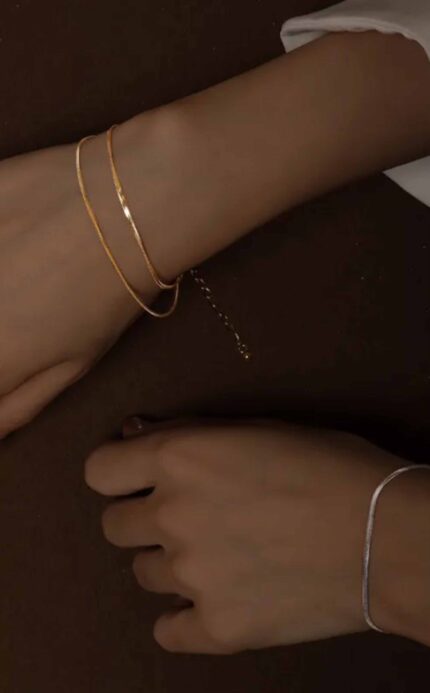 Herringbone Chain Bracelets