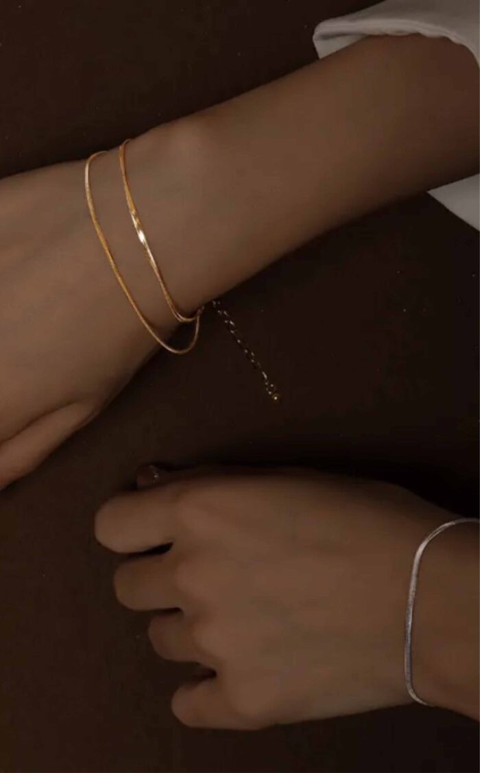 Herringbone Chain Bracelets