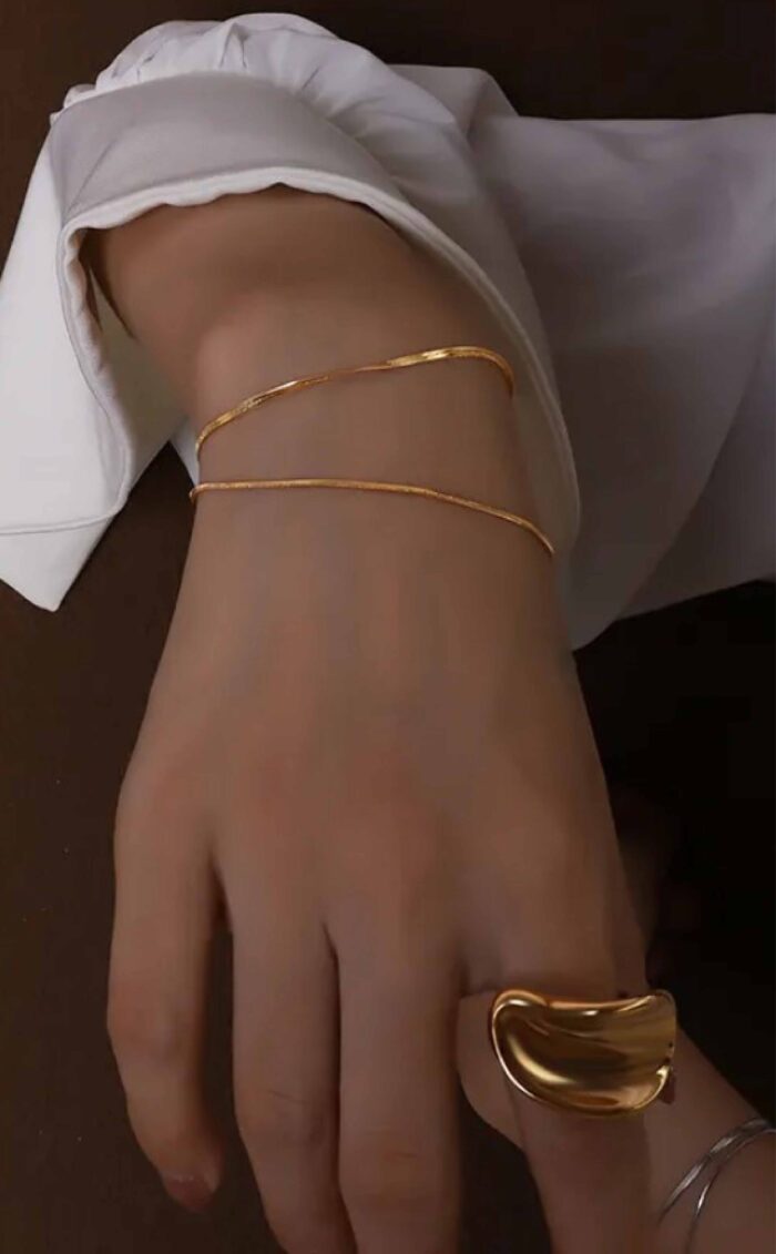 Herringbone Chain Bracelets