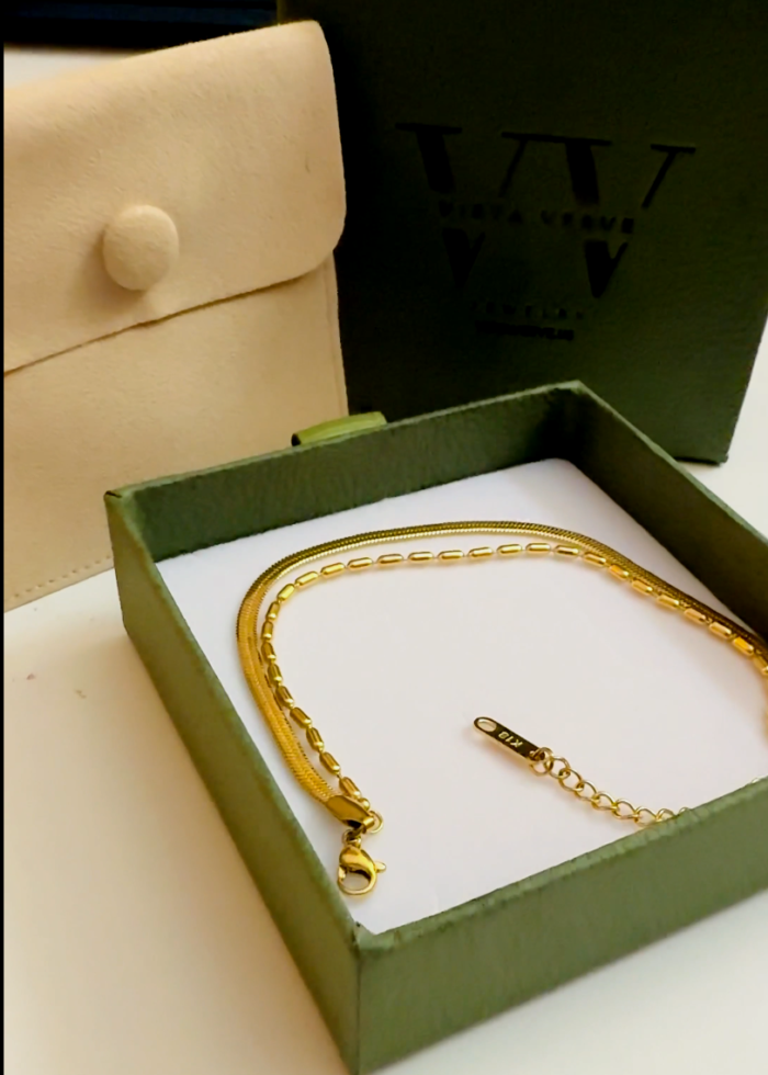 18K Gold Plated Snake Chain bracelets