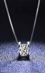 Moissanite Pendant Necklace