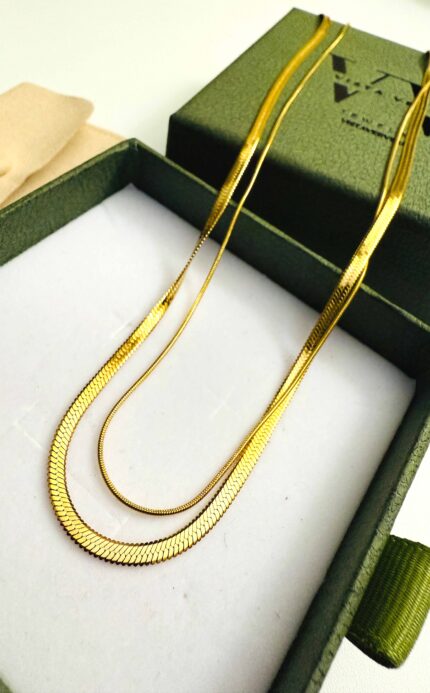herringbone necklace