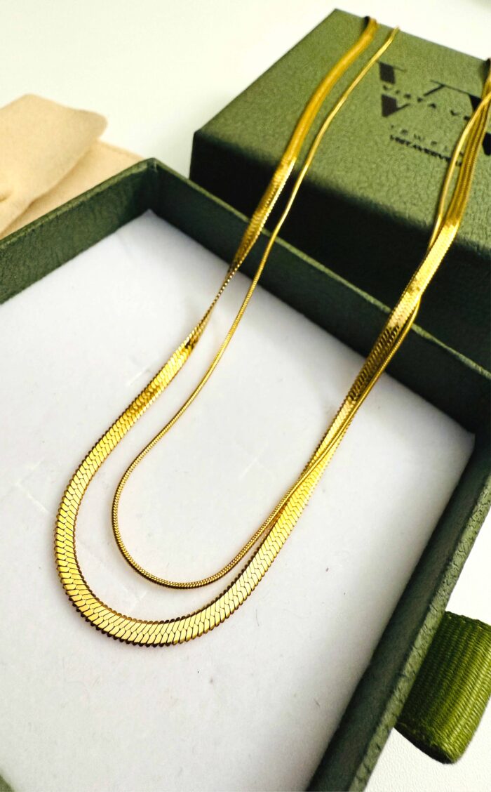 herringbone necklace